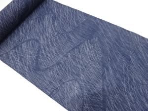 アンティーク　流水模様織り出し　ちぢみ着尺反物